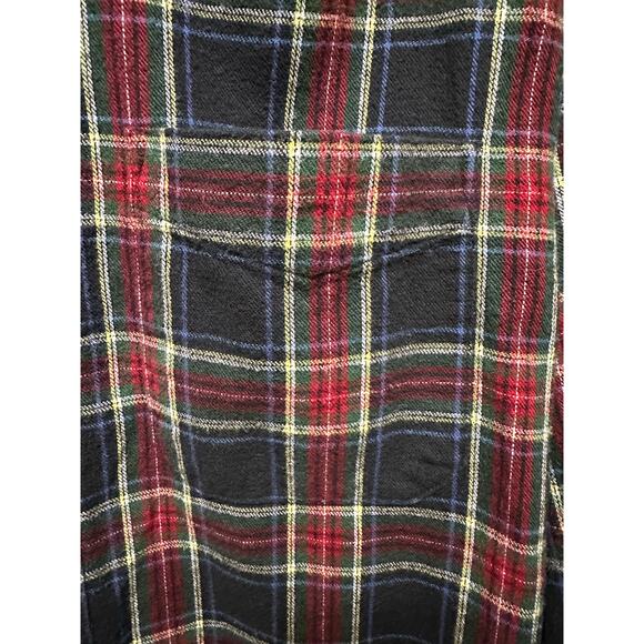 L.L. Bean Men’s Flannel Shirt Plaid Long Sleeve Button-Up Size Small - Picture 5 of 7